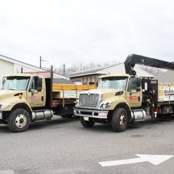 Hamilton Building Supply - Hamilton Building Supply Boom and Moffett trucks ready to deliver
