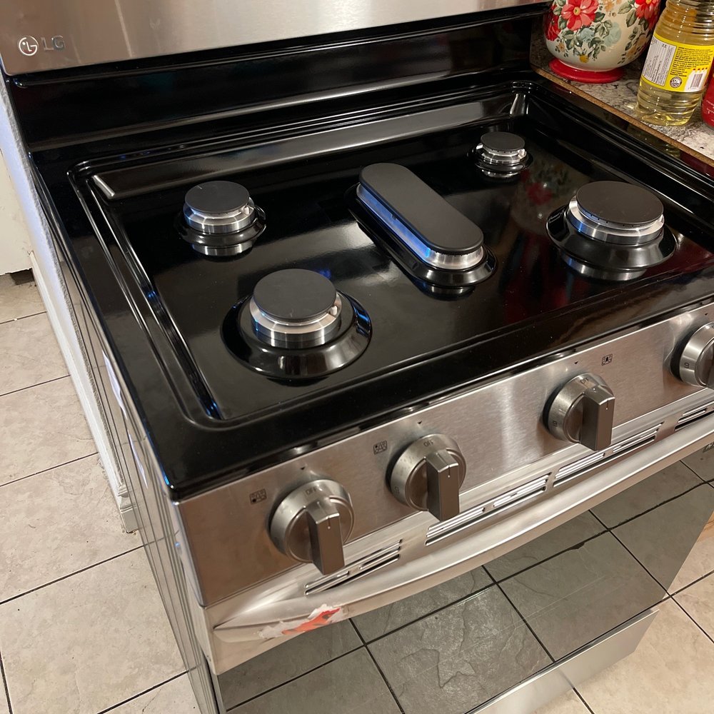 LB Precision Plumbing - Installed and hooked up gas line to stove - Plumbing Near Me LB Precision Plumbing - Installed and hooked up gas line to stove - Plumbing Near Me