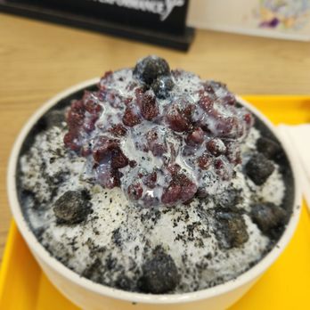 SnowMoon - Black sesame with red bean - Cafes Near Me - Beaverton, Oregon SnowMoon - Black sesame with red bean - Cafes Near Me - Beaverton, Oregon