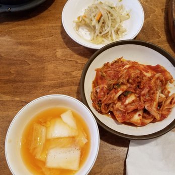 Lighthouse Tofu - Banchan that comes with meal; kimchi is not spicy but a little sweet - Korean Near Me - Annandale, Virginia Lighthouse Tofu - Banchan that comes with meal; kimchi is not spicy but a little sweet - Korean Near Me - Annandale, Virginia