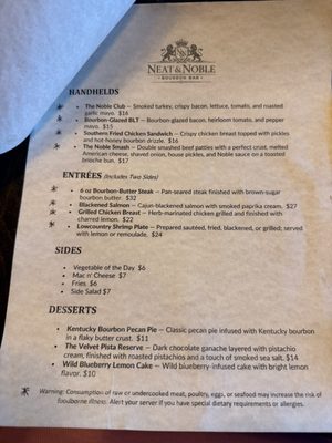 Menu photo 3 Neat & Noble Summerville, SC