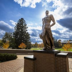 Choose Lansing - Sparty Statue at Michigan State University in East Lansing