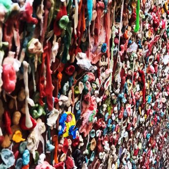 The Gum Wall - Colorful! - Local Flavor Near Me - Seattle, Washington The Gum Wall - Colorful! - Local Flavor Near Me - Seattle, Washington