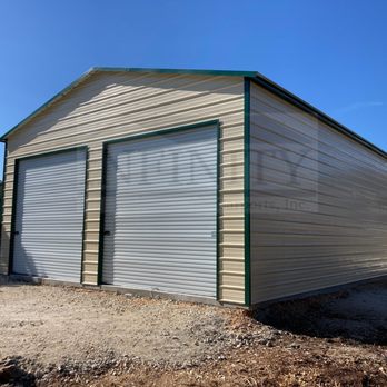 Infinity Carports - a garage with a roll up door - General Contractors Near Me - Edgewood, Texas Infinity Carports - a garage with a roll up door - General Contractors Near Me - Edgewood, Texas