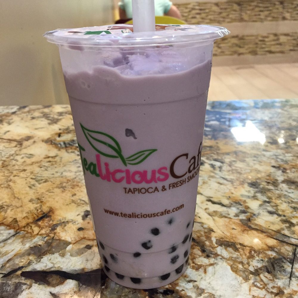 Tealicious Cafe - Taro Creme Blend! Delicious!! - Bubble Tea Near Me - San Antonio, Texas Tealicious Cafe - Taro Creme Blend! Delicious!! - Bubble Tea Near Me - San Antonio, Texas