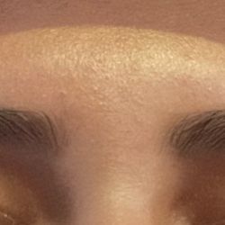 Threading Brow Bar - right side is cut in more leaving a space