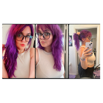 Great Clips - before and afters...... i only wanted an inch of length off max and some choppy layers - Hair Salons Near Me - Wesley Chapel, Florida