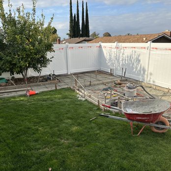 McCabes Concrete - Backyard after prep - Masonry/Concrete Near Me