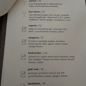 The Snug - Menu - Cocktail Bars Near Me - San Francisco, California The Snug - Menu - Cocktail Bars Near Me - San Francisco, California