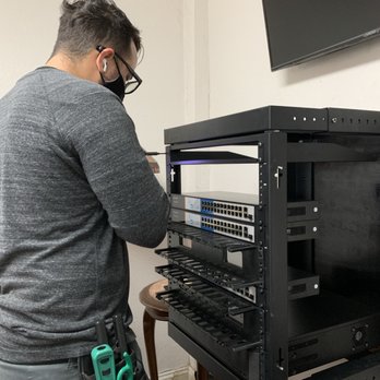 FT Solutions - Installing Network Rack - IT Services & Computer Repair Near Me - Miami, Florida FT Solutions - Installing Network Rack - IT Services & Computer Repair Near Me - Miami, Florida