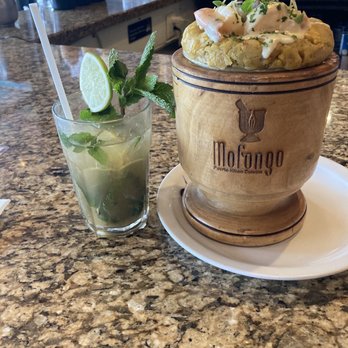 Mofongo - Mofongo de Camarones and Tamarindo Mojito - Puerto Rican Near Me - Miami, Florida