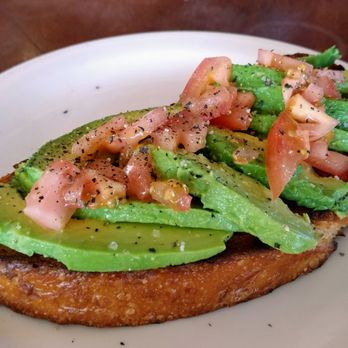 Lestat's on Park - Pesto Avocado Toast with no Egg - Coffee & Tea Near Me - San Diego, California