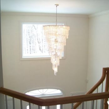 Spirelli Electric - Entryway Chandelier - Electricians Near Me - Shrub Oak, New York