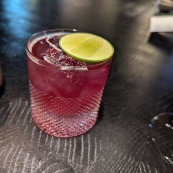 Cyrus - Blood orange and hibiscus spritzer - French Near Me - Geyserville, California