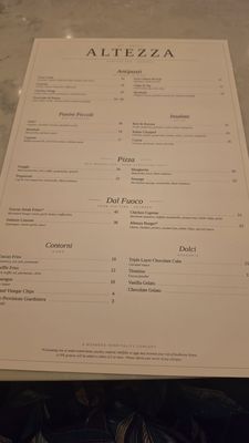 Menu photo 1 Altezza Rooftop Bar Chicago, IL
