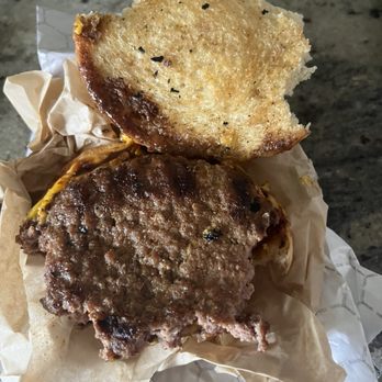 Burger Hut - No extra cheese or crispy toast as requested. - Burgers Near Me - Chico, California