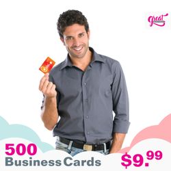 Great Impression Printing Services - 500 Business Cards for $9.99.