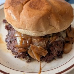 Gold Burger Diner - Mushroom swiss.