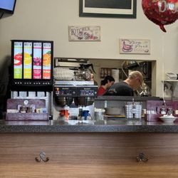 Market Place Diner - View of the kitchen from the dining room