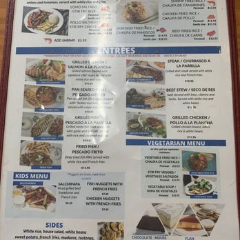 El Buzo - Menu - Peruvian Near Me - Cocoa Beach, Florida