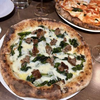 Strega - Sausage and broccoli rabe pizza - Wine Bars Near Me - Milford, Connecticut