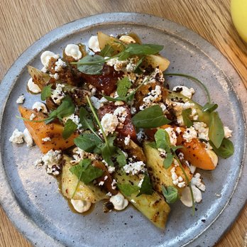 Albi - Fattoush + melon + smoked feta - Middle Eastern Near Me - Washington, DC, District of Columbia Albi - Fattoush + melon + smoked feta - Middle Eastern Near Me - Washington, DC, District of Columbia