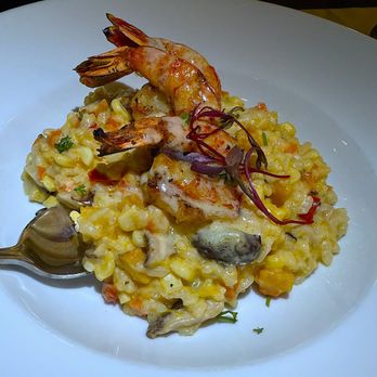 Desert Moon - Shrimp Risotto. Shrimp was cooked to absolute perfection! - Salad Near Me - Palm Springs, California Desert Moon - Shrimp Risotto. Shrimp was cooked to absolute perfection! - Salad Near Me - Palm Springs, California