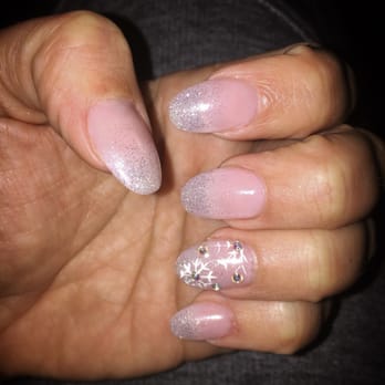 GLO Nail Bar - My sparkly winter nails :) - Nail Salons Near Me - Costa Mesa, California GLO Nail Bar - My sparkly winter nails :) - Nail Salons Near Me - Costa Mesa, California
