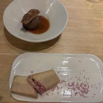 Twelve - Desserts -ice cream sandwich snd chocolate sorbet - New American Near Me - Portland, Maine Twelve - Desserts -ice cream sandwich snd chocolate sorbet - New American Near Me - Portland, Maine