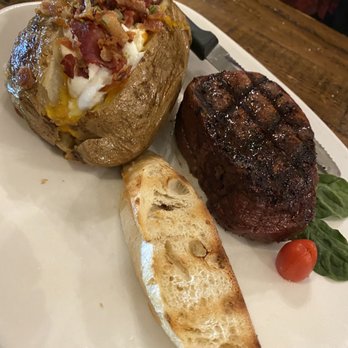 Crepe Creation Cafe - Filet, baked potato, baguette - Creperies Near Me - Myrtle Beach, South Carolina