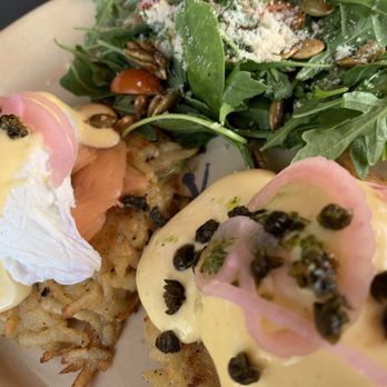 Snooze, an A.M. Eatery - Lox & Latke Benny - Breakfast & Brunch Near Me - Phoenix, Arizona
