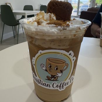 Christian Coffee - Cookie Butter Iced Latte - Coffee & Tea Near Me - San Antonio, Texas Christian Coffee - Cookie Butter Iced Latte - Coffee & Tea Near Me - San Antonio, Texas