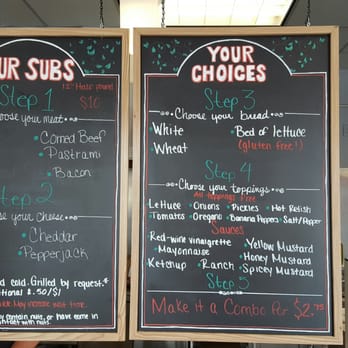 Subplicity - Menu - Delis Near Me - Breezewood, Pennsylvania