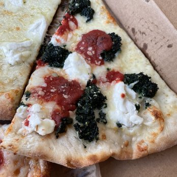 Slices And Rolls - Spinach slice - Pizza Near Me - Merion Station, Pennsylvania Slices And Rolls - Spinach slice - Pizza Near Me - Merion Station, Pennsylvania