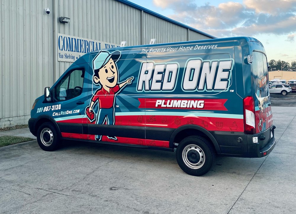 Slide of Red One Plumbing