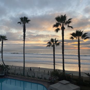 Pacific Terrace Hotel - View from our room - San Diego, CA
