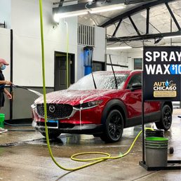 Auto Spa Chicago, Exterior only hand wash service.
