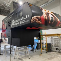 ZZ Autoworks - Complete wrap on a camper for a business to use for promotion.