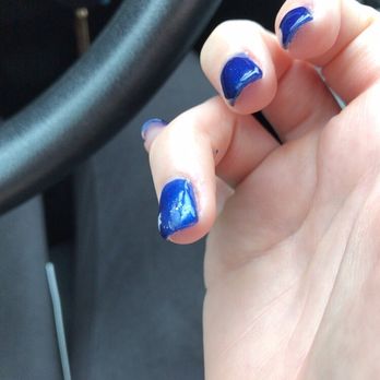 Star Forever Nails - 2/2 - Forced to pay for a mistake she would not fix, she made me leave like this!  Disgusting. (By 'KAY') - Nail Salons Near Me - Aurora, Colorado