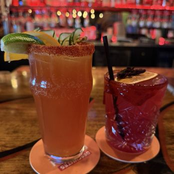 The Chicken Koop - Michelada and Hibiscus Marguerita made by Angel - Breakfast & Brunch Near Me - Alhambra, California