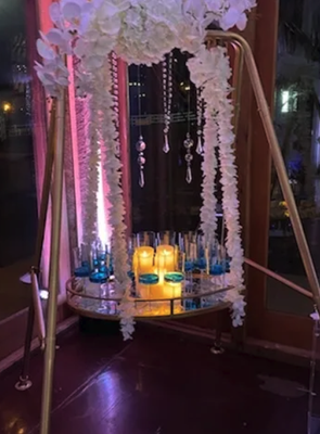 Props & Design Rentals - DO YOU NEED DESIGN PROPS FOR YOUR SPECIAL OCCASION?
SWINGS & STANDS
Customizable Event Props
Customizable Cake Swing $150+
Champagne/Cocktail Swing $150+
Gold Tiered Floral Stands $25 per stand Props & Design Rentals - DO YOU NEED DESIGN PROPS FOR YOUR SPECIAL OCCASION?
SWINGS & STANDS
Customizable Event Props
Customizable Cake Swing $150+
Champagne/Cocktail Swing $150+
Gold Tiered Floral Stands $25 per stand