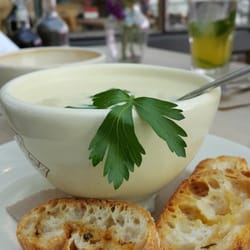 Le Pain Quotidien - Crema de espárragos. .