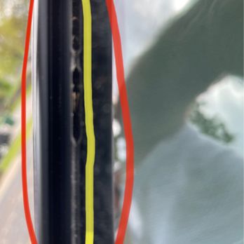 Safelite AutoGlass - Outside Seal not flush on the passenger side - Windshield Installation & Repair Near Me - Columbus, Ohio