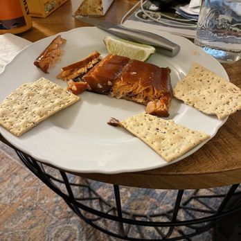 Josephsons Smokehouse - Wine maple salmon and crackers. It's what's for dinner. - Seafood Markets Near Me - Astoria, Oregon