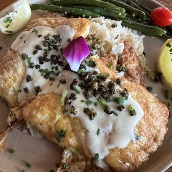 Square Grouper - Islamorada - Grouper picatta - Seafood Near Me - Islamorada, Florida