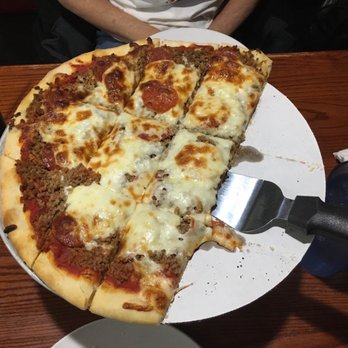 Carriage Court Pizza - Crumbled Sausage Pizza - Pizza Near Me - Crown Point, Indiana Carriage Court Pizza - Crumbled Sausage Pizza - Pizza Near Me - Crown Point, Indiana