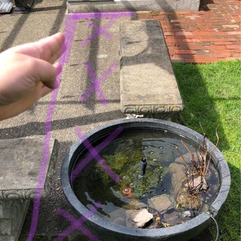 Green Pacific Concrete - Patio section that I asked Joe to cut out. - Masonry/Concrete Near Me - Portland, Oregon