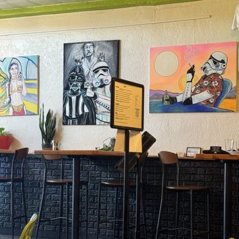 The Shop - Example of the art decorating the shop restaurant - Breakfast & Brunch Near Me - Albuquerque, New Mexico The Shop - Example of the art decorating the shop restaurant - Breakfast & Brunch Near Me - Albuquerque, New Mexico