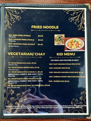 Menu photo 5 A1 Pho San Leandro, CA