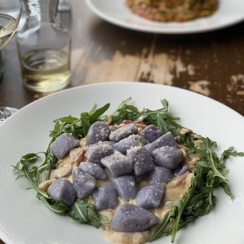 Luna Blu - Purple potato gnocchi - Italian Near Me - Tiburon, California Luna Blu - Purple potato gnocchi - Italian Near Me - Tiburon, California